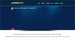 Desktop Screenshot of electricistaspereira.com