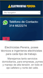Mobile Screenshot of electricistaspereira.com